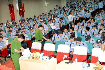 Ministry of Public Security examined Long Hoang's security operations - Course 7