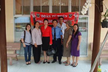 Long Hoang Security does charity in Cu Chi